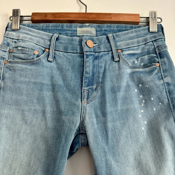 MOTHER Looker Ankle Fray in pretty little words in a bottle Size: 25 - Picture 4 of 9